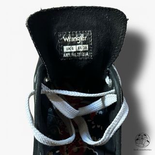 Sneakers Wrangler nere con platform taglia 39