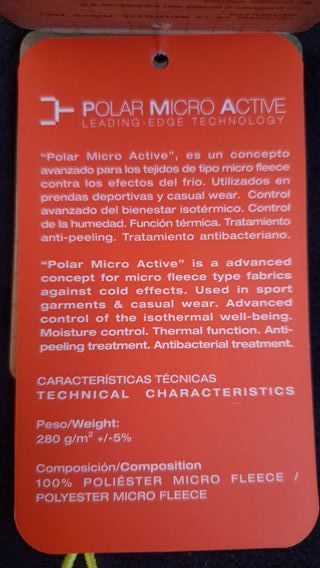 Chaqueta polar Altus hombre talla M