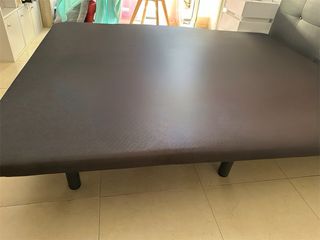 Base tapizada negra/marrón ( URGENTE )