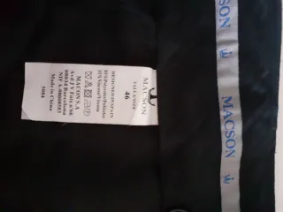 Traje Negro Macson Talla 46