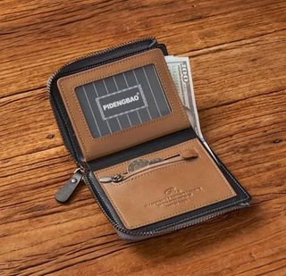 Cartera de hombre marrón claro