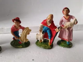 Pastori presepe vintage in gesso 7 euro al pezzo