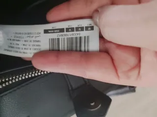 Bolso Adolfo Domínguez Negro y Beige/Dorado