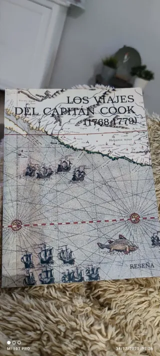 Libro Los Viajes del Capitán Cook (1768-1779)