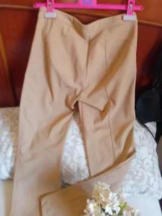 Pantalón Benetton Talla XS Beige