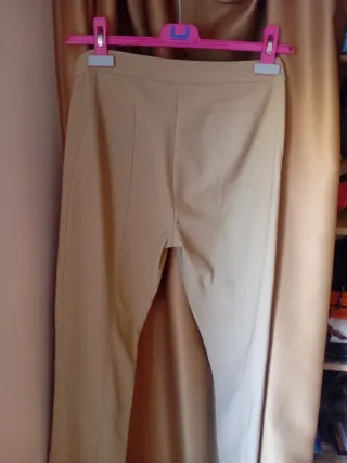Pantalón Benetton Talla XS Beige