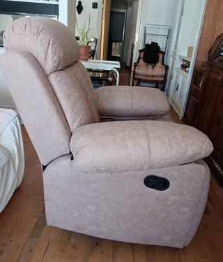 BUTACA RELAX BEIGE MOD. MADRID