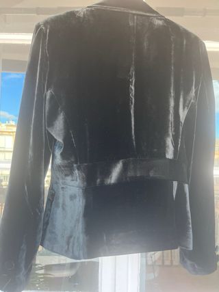 Americana terciopelo negra de Systemaction