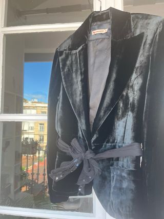 Americana terciopelo negra de Systemaction