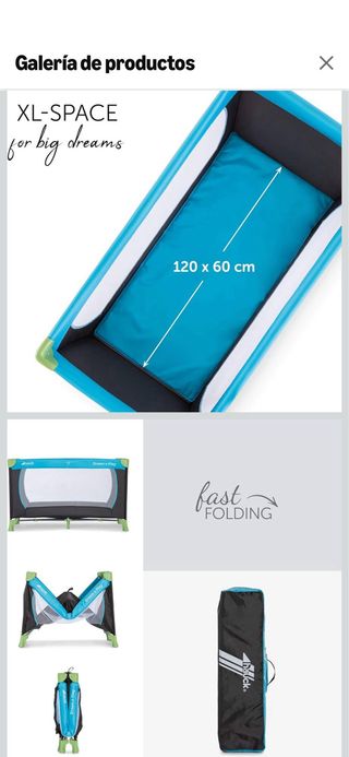 Cuna de Viaje Hauck Plegable