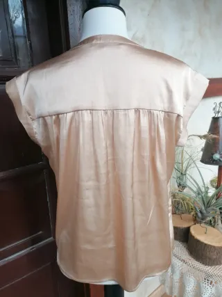 Camisa Beige/Dorado Mujer Talla S