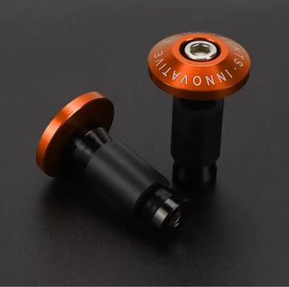 Protectores Puntas Manillar Moto Naranja