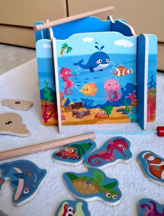 Gioco della pesca in legno Playtive