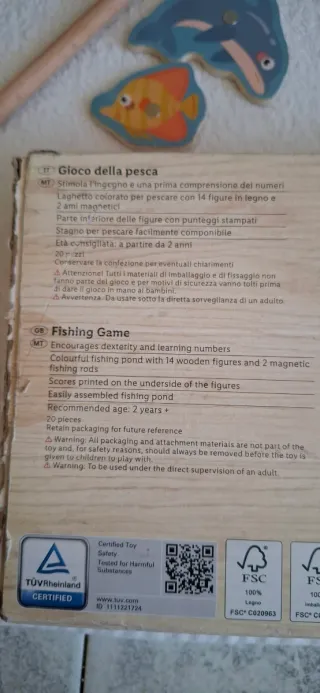 Gioco della pesca in legno Playtive