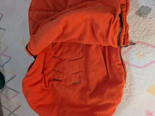 Saco para silla carro bebe invierno naranja JANE