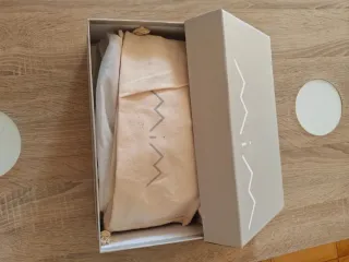 Sandalias naranja metalizadas talla 37