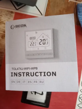 Termostato Inteligente BEOK Wifi