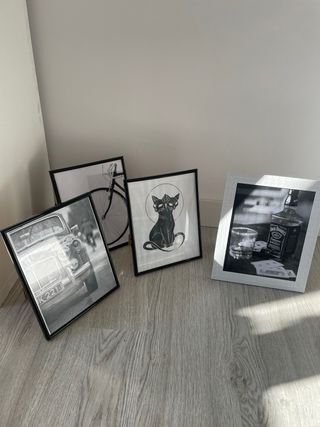 Marco de fotos madera y cristal