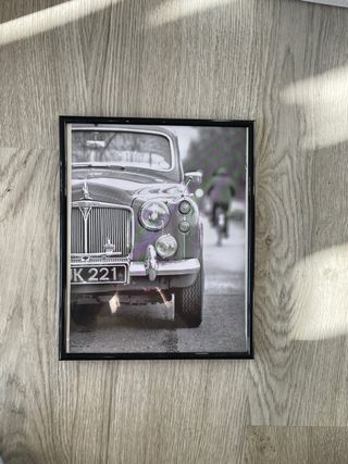 Marco de fotos madera y cristal