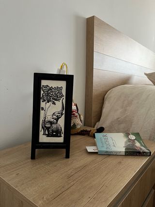 Cabecero y Mesitas de Noche Madera