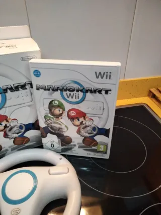 Mario Kart Wii con volante