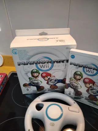 Mario Kart Wii con volante