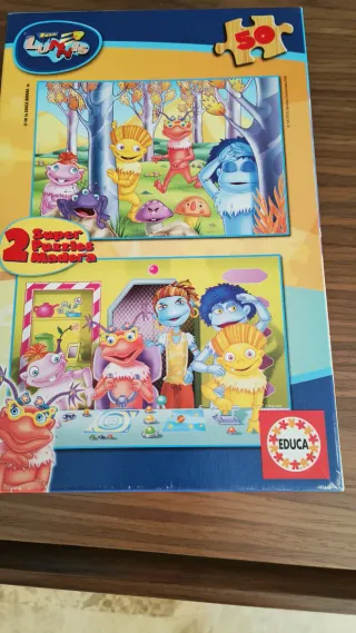 Puzzle Educa 2 en 1 Super Puzzles Madera