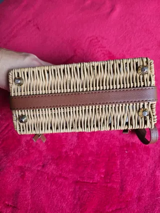 Bolso miniatura elegante tejido