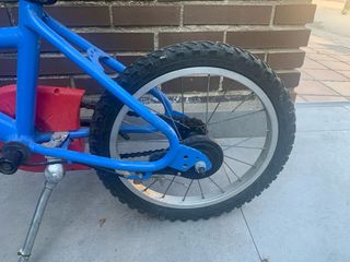Bicicleta Infantil 16 Azul y Roja