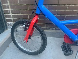 Bicicleta Infantil 16 Azul y Roja