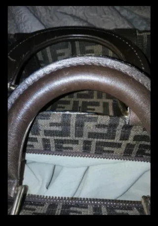 Borsone da viaggio Fendi monogram marrone