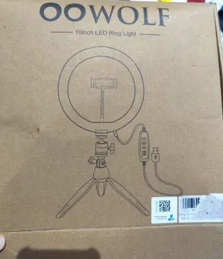 Anello LED con supporto smartphone