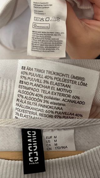 Sudadera Crop Top 7UP blanca joven