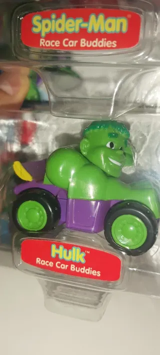 Coches Marvel Spider-Man y Hulk Race Car Buddies