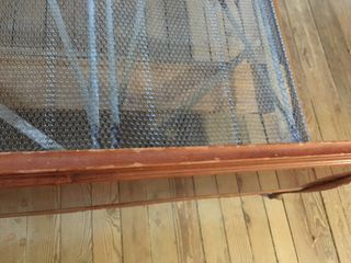 Cama antigua Art Decó madera y metal