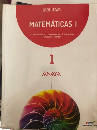 Matemáticas I.