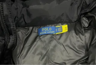 Piumino Ralph Lauren nero taglia S