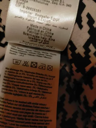 Blusa Only pata de gallo