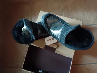 Mou Stivali Neri e Argento