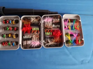 Pack pesca a mosca: caña y cajas