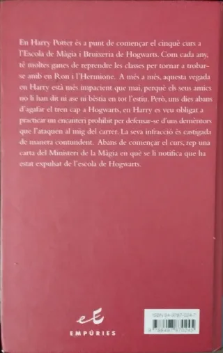 Harry Potter i l'orde del Fènix.