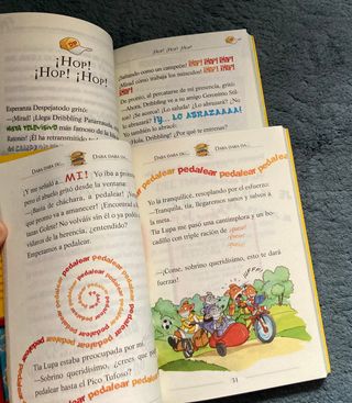 Geronimo Stilton: Libros 35 y 65.