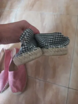 Alpargatas cuadros vichy