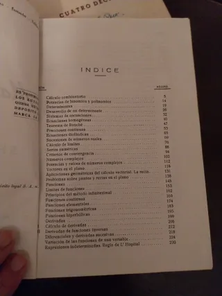Cursos de física,  matemáticas,  aritmética,  ...