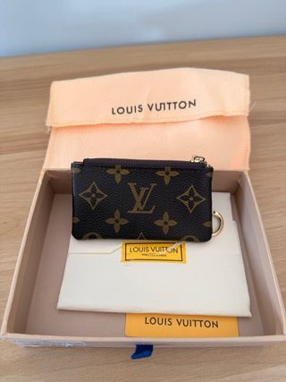 Louis Vuitton Portafoglio con Portachiavi Marrone