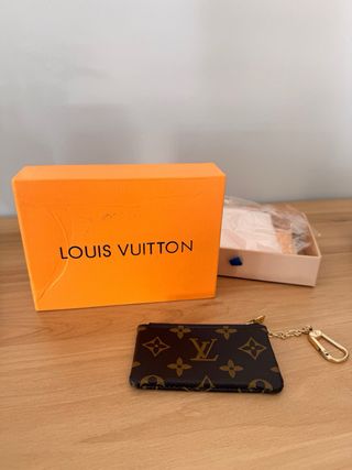 Louis Vuitton Portafoglio con Portachiavi Marrone