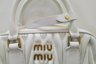 Bolso Miu Miu Arcadie Matelassé Blanco