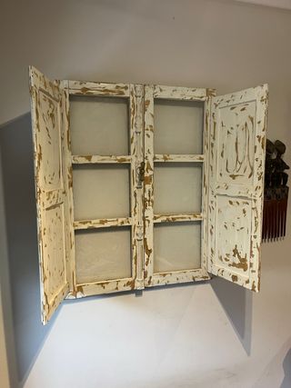 Ventanas y contraventanas rústicas