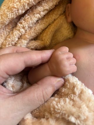 Muñeca Bebé Silicona 33cm Niña