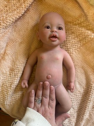 Muñeca Bebé Silicona 33cm Niña